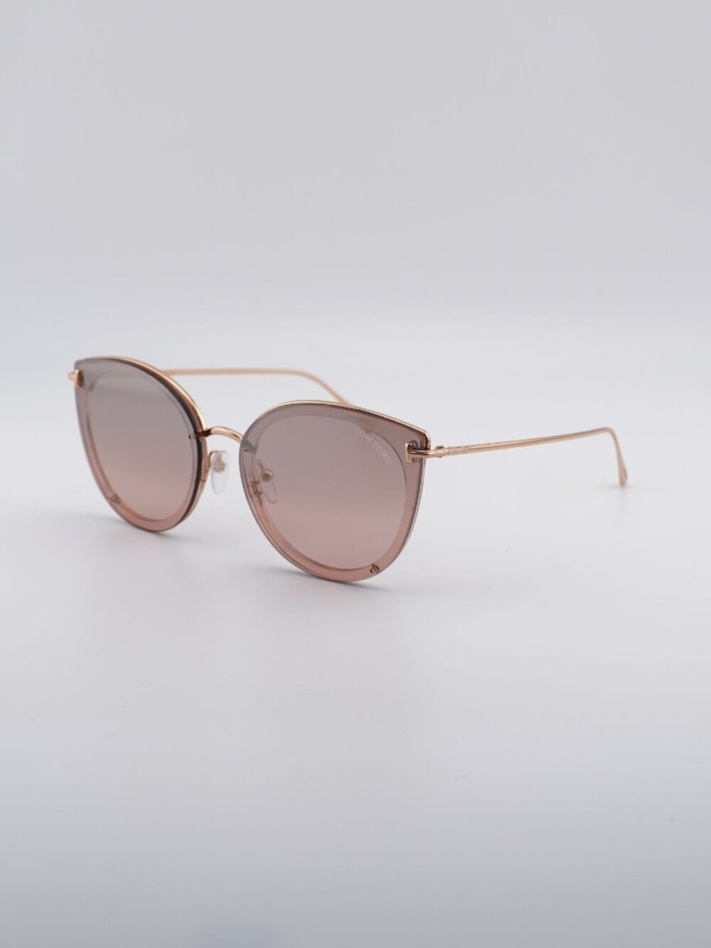 Tom Ford FT0720-K 33G Sunglasses Gold Butterfly Frame, Purple Lenses